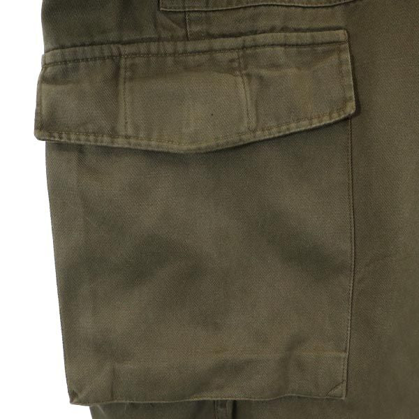 オーストリア軍 90s ミリタリー カーゴパンツ カーキ Austrian Army ボタンフライ メンズ