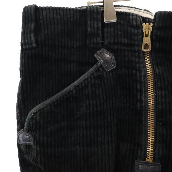 VINTAGE ヴィンテージ ブラックコーズ コーデュロイパンツ ブラック ロガーパンツ メンズ
