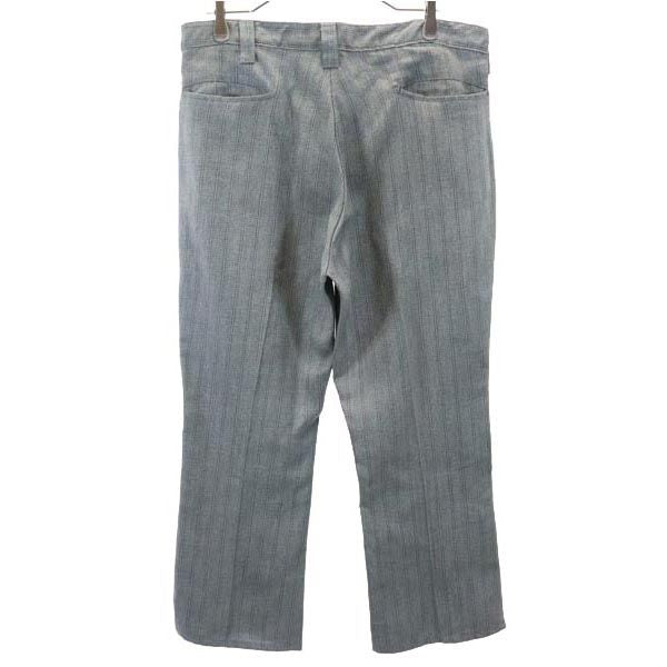 VINTAGE ヴィンテージ 70s ストライプ柄 パンツ グレー系 メンズ