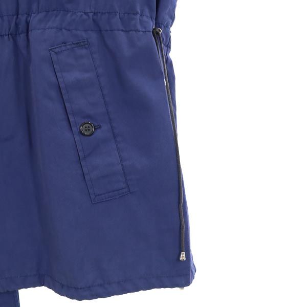 EURO WORK ユーロワーク 80s スノーパーカー プルオーバー ジャケット M ブルー フード メンズ