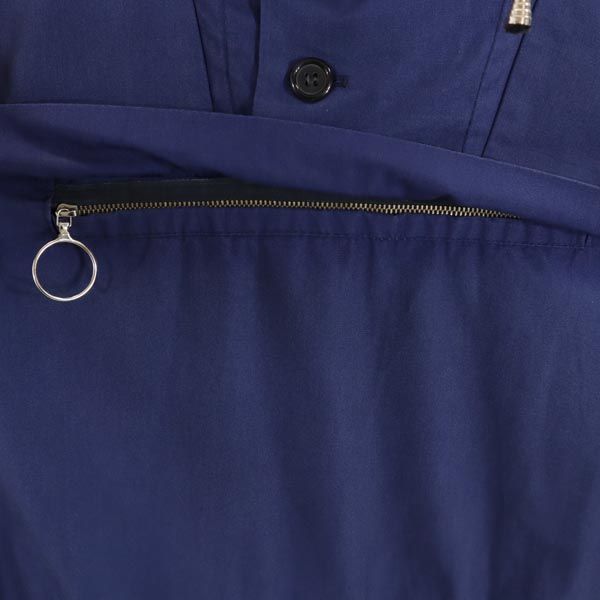 EURO WORK ユーロワーク 80s スノーパーカー プルオーバー ジャケット M ブルー フード メンズ