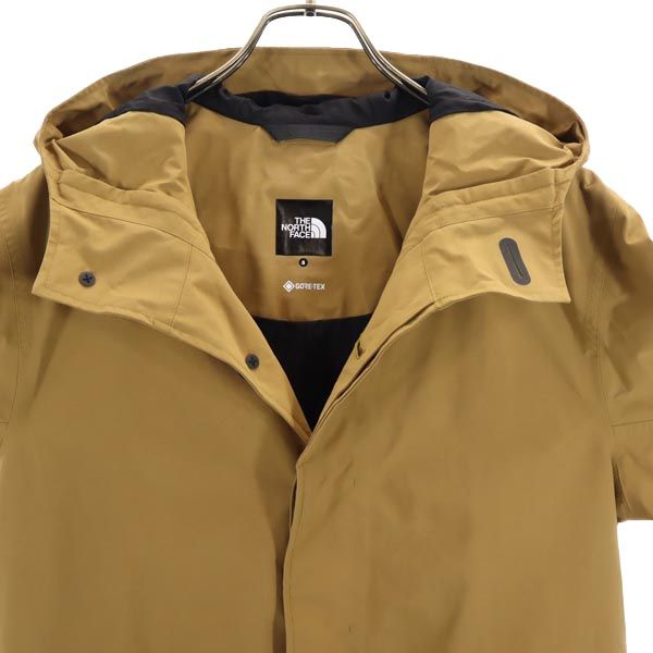 THE NORTH FACE ザノースフェイス NP62163 アウトドア ナイロンジャケット S キャメル フード ゴアテックス メンズ