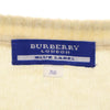 バーバリーブルーレーベル 三陽商会 ウールブレンド 長袖 ニット ワンピース 38 アイボリー BURBERRY BLUE LABEL レディース