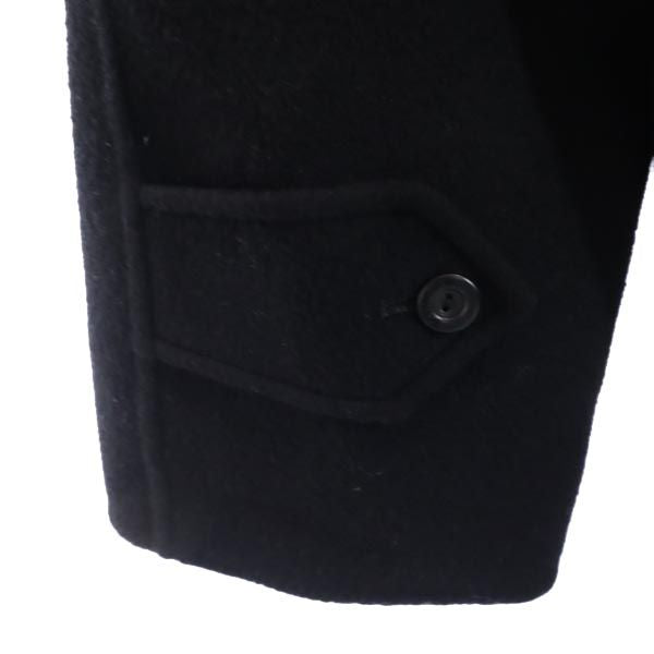 Burberrys バーバリーズ 90s オールド ウール100％ ステンカラーコート 9AR ブラック レディース