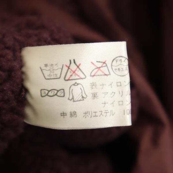 Y's for living ワイズフォーリビング ステンカラーコート M パープル系 裏ボア メンズ