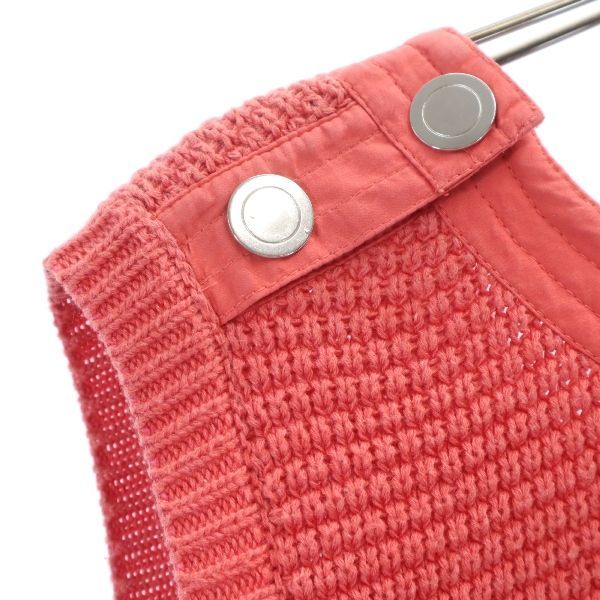 Chloe クロエ イタリア製 ノースリーブ ニット ワンピース XS ピンク レディース