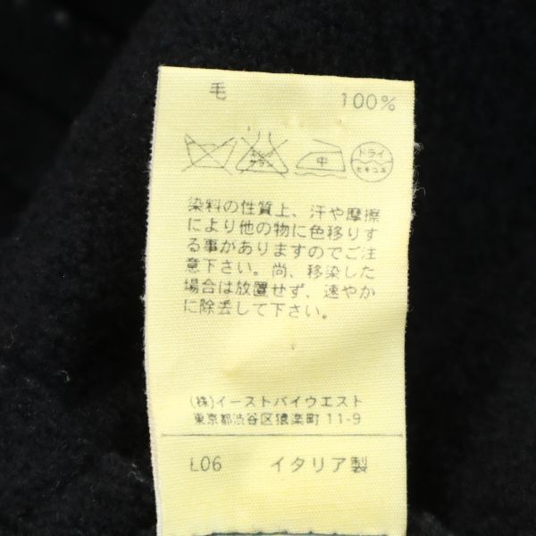 アーペーセー ウールブレンド イタリア製 オールド ステンカラーコート S 黒 A.P.C. レディース