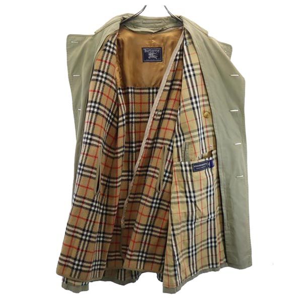 バーバリーズ 80s 90s トレンチコート ベージュ系 Burberrys ライナー付き メンズ