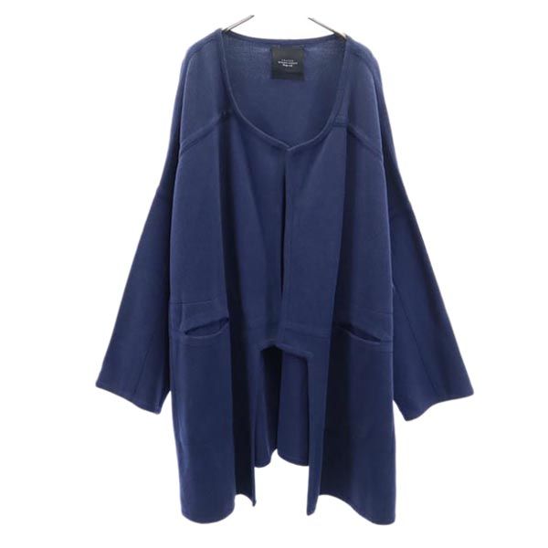 UNUSED アンユーズド 長袖 デザイン ロング カーディガン 3 ネイビー メンズ