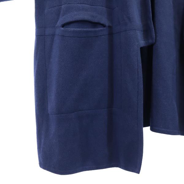 UNUSED アンユーズド 長袖 デザイン ロング カーディガン 3 ネイビー メンズ