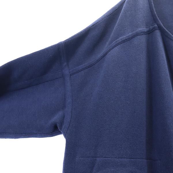 UNUSED アンユーズド 長袖 デザイン ロング カーディガン 3 ネイビー メンズ