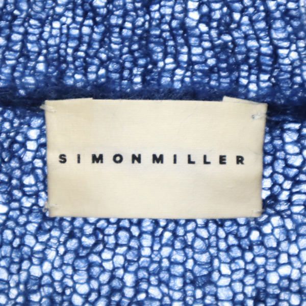 SIMON MILLER サイモンミラー モヘヤ シルク 長袖 タートルネック セーター 1 紺 ニット レディース