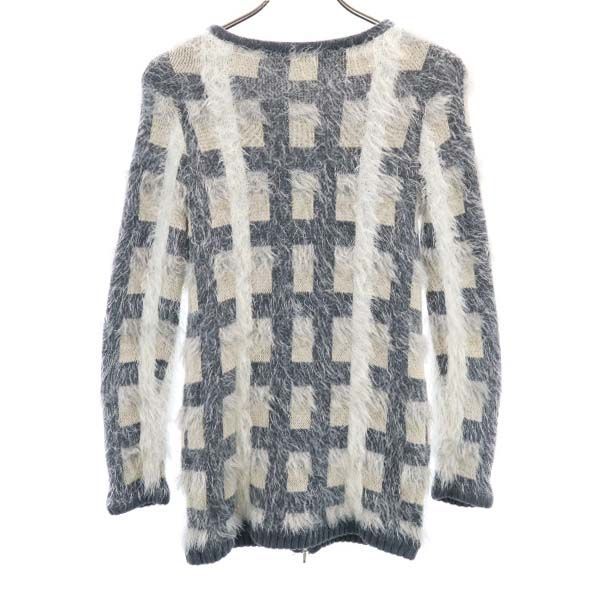 5351 POURLES FEMMES ゴーサンゴーイチプールファム ノーカラー ニットジャケット ABAHOUSE レディース