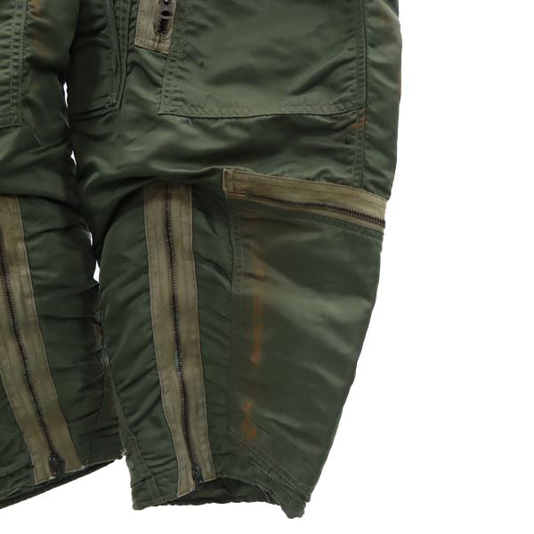 US AIR FORCE アメリカ空軍 60s DSA CWU-1/P 長袖 つなぎ SML カーキグリーン ジャンプスーツ ミリタリー ウールブレンド メンズ