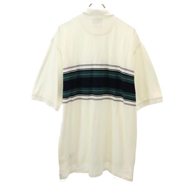 ペンドルトン 半袖 ポロシャツ XL ホワイト系 PENDLETON 鹿の子 メンズ