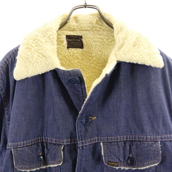 ROEBUCKS ローバックス 70s ヴィンテージ デニムジャケット 裏ボア ジージャン メンズ