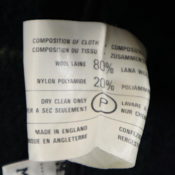 Brooks Brothers ブルックスブラザーズ 80s イギリス製 ヴィンテージ メルトンウール ステンカラーコート M ネイビー メンズ