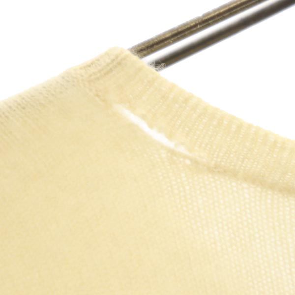 Polo by Ralph Lauren ポロバイラルフローレン カシミヤ100％ 長袖 Vネック セーター XL アイボリー ニット メンズ