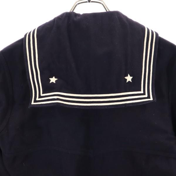 NAVAL CLOTHING FACTORY ネイバルクロージングファクトリー 60s ウール セーラー US NAVY アメリカ海軍 長袖 ミリタリーシャツ ネイビー ヴィンテージ メンズ
