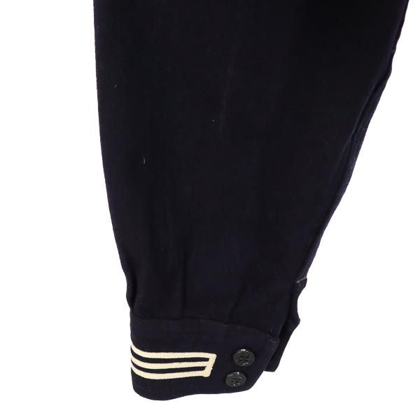 NAVAL CLOTHING FACTORY ネイバルクロージングファクトリー 60s ウール セーラー US NAVY アメリカ海軍 長袖 ミリタリーシャツ ネイビー ヴィンテージ メンズ