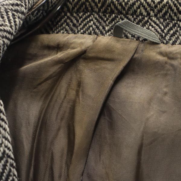 HARRIS TWEED ハリスツイード 70s ヴィンテージ ヘリンボーン ウール テーラードジャケット グレー系 メンズ