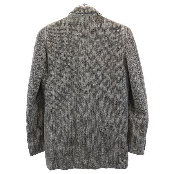 HARRIS TWEED ハリスツイード 70s ヴィンテージ ヘリンボーン ウール テーラードジャケット グレー系 メンズ
