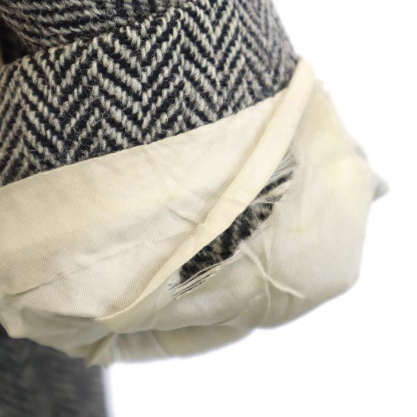 HARRIS TWEED ハリスツイード 70s ヴィンテージ ヘリンボーン ウール テーラードジャケット グレー系 メンズ