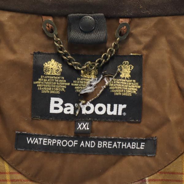 Barbour バブアー オイルドジャケット XXL ブラウン コート メンズ