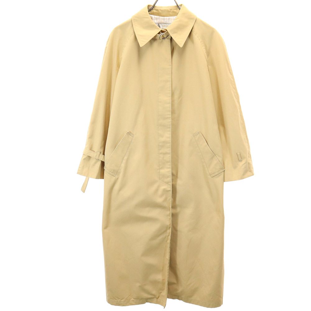 LONDON FOG ロンドンフォグ 70s 80s ヴィンテージ ステンカラーコート 14REG ベージュ レディース