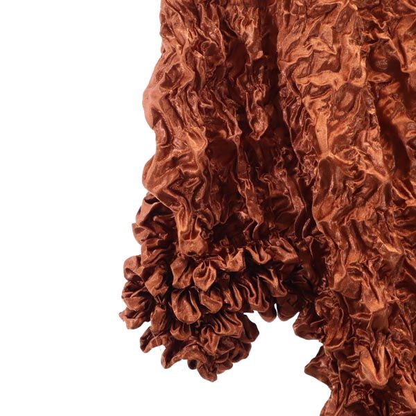 F.C ポップコーン加工 半袖 カットソー ブラウン系 F.C レディース