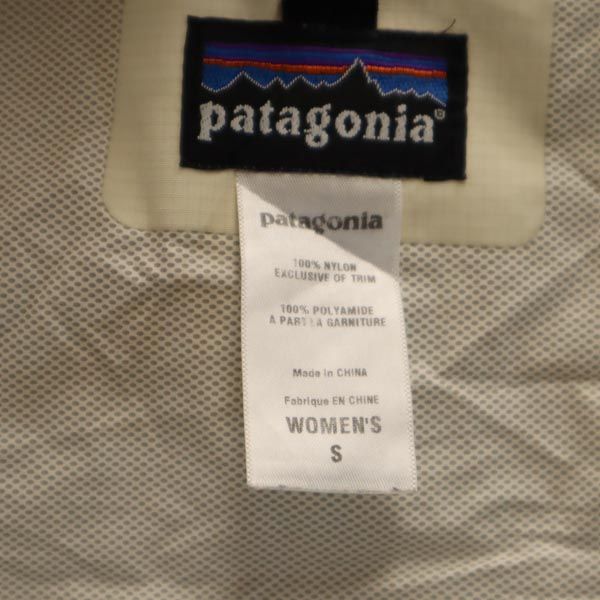 パタゴニア 83805 ナイロンジャケット S アイボリー系 patagonia フード アウトドア レディース