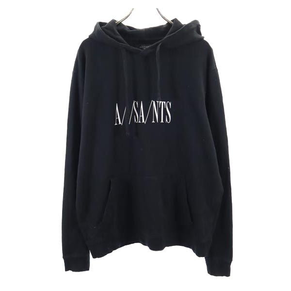 ALLSAINTS オールセインツ 長袖 スウェットパーカー M ブラック系 トレーナー メンズ