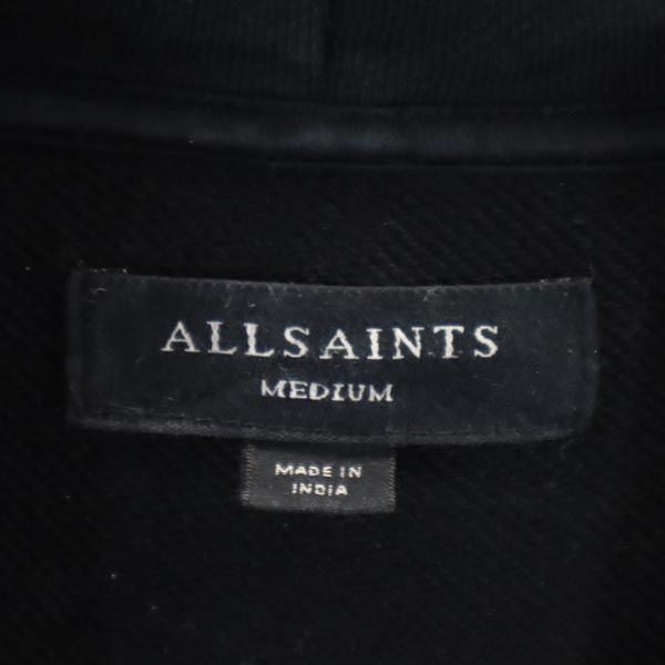 ALLSAINTS オールセインツ 長袖 スウェットパーカー M ブラック系 トレーナー メンズ