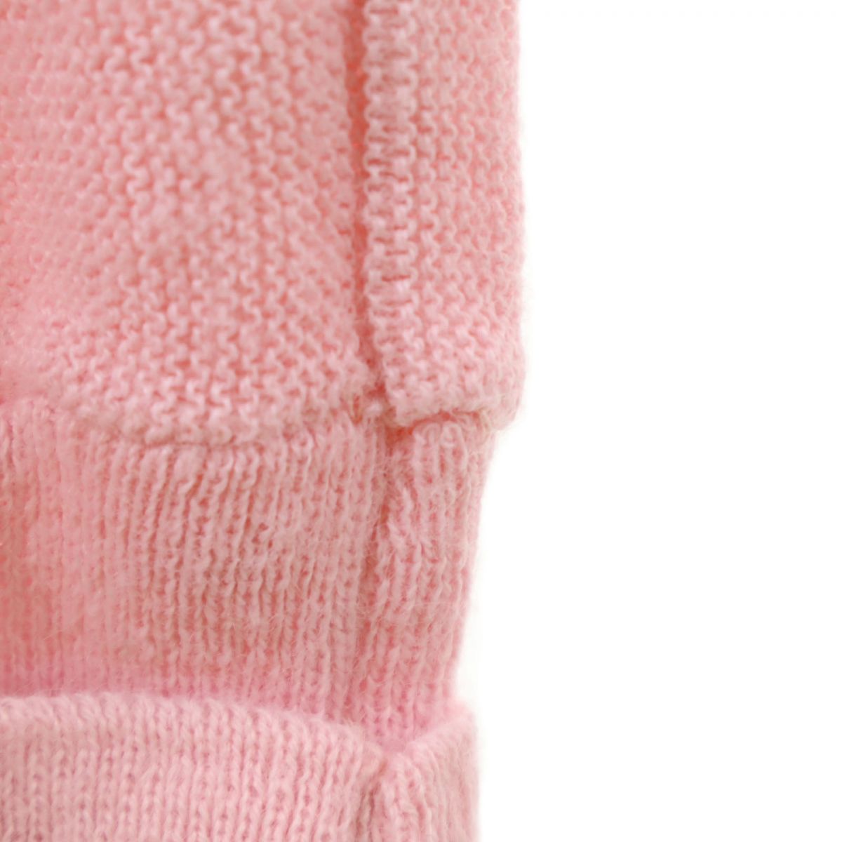 THE FOX COLLECTION ザフォックスコレクション 70s 80s USA製 ヴィンテージ 長袖 ニット カーディガン X-TALL(42) ピンク メンズ