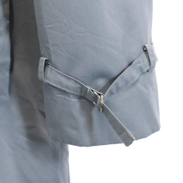 LONDON FOG ロンドンフォグ 70s 80s ヴィンテージ ステンカラーコート 16 グレー ビッグサイズ レディース