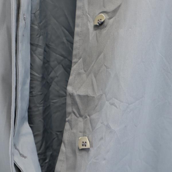 LONDON FOG ロンドンフォグ 70s 80s ヴィンテージ ステンカラーコート 16 グレー ビッグサイズ レディース