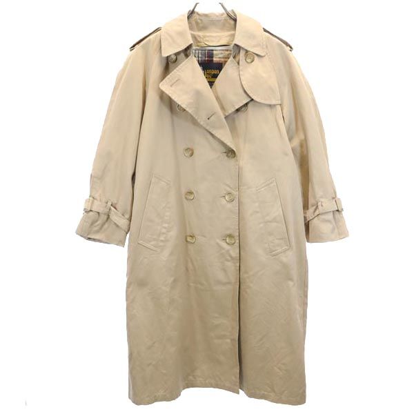 LONDON FOG ロンドンフォグ 80s ヴィンテージ 長袖 ライナー付き トレンチコート 6 カーキ系 レディース