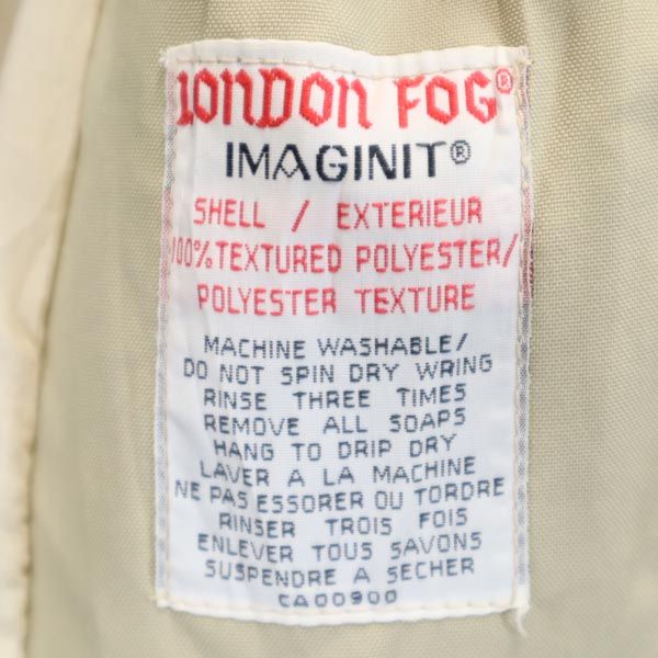 LONDON FOG ロンドンフォグ 80s ヴィンテージ 長袖 ステンカラーコート 16 1/2 カーキ系 レディース