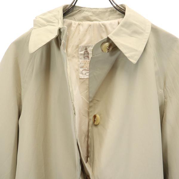 LONDON FOG ロンドンフォグ 80s ヴィンテージ 長袖 ステンカラーコート 16 1/2 カーキ系 レディース
