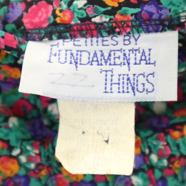 FUNDAMENTAL THINGS 80s ヴィンテージ 総柄 ミニ丈 プリーツスカート 4 FUNDAMENTAL THINGS レディース