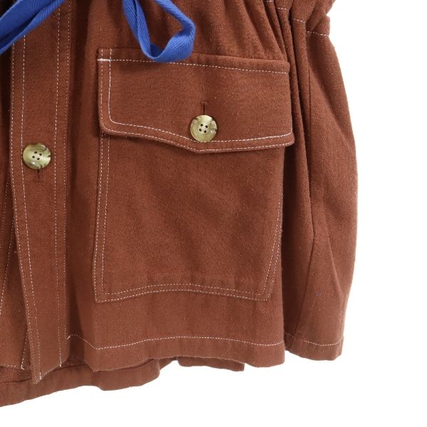 未使用 CREOLME クレオルム サファリジャケット free ブラウン レディース