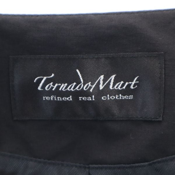 未使用 TORNADO MART トルネードマート ノーカラージャケット L ブラック メンズ