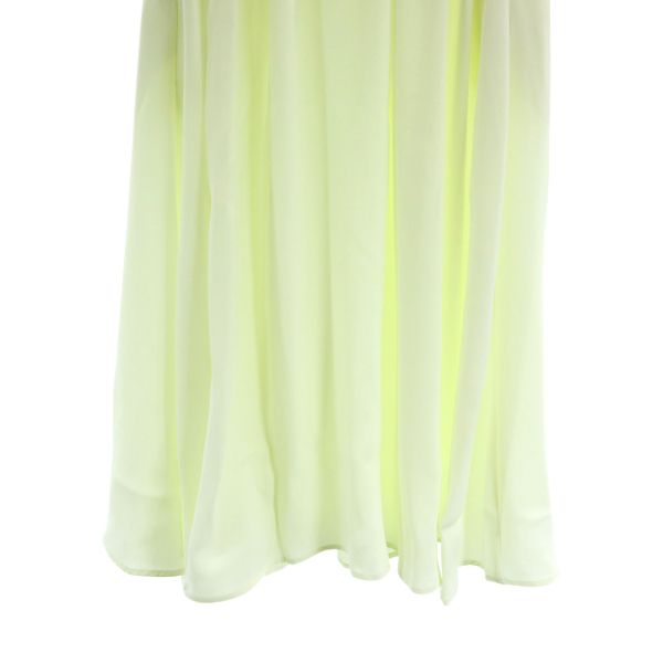 新品 ロング丈 フレアスカート M オフホワイト ペチコート付き 楽チン ウエスト 後ろゴム レディース