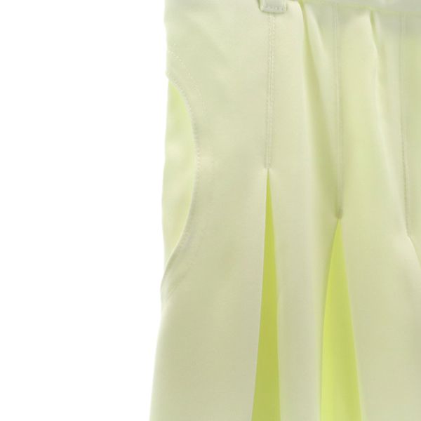 新品 ロング丈 フレアスカート M オフホワイト ペチコート付き 楽チン ウエスト 後ろゴム レディース