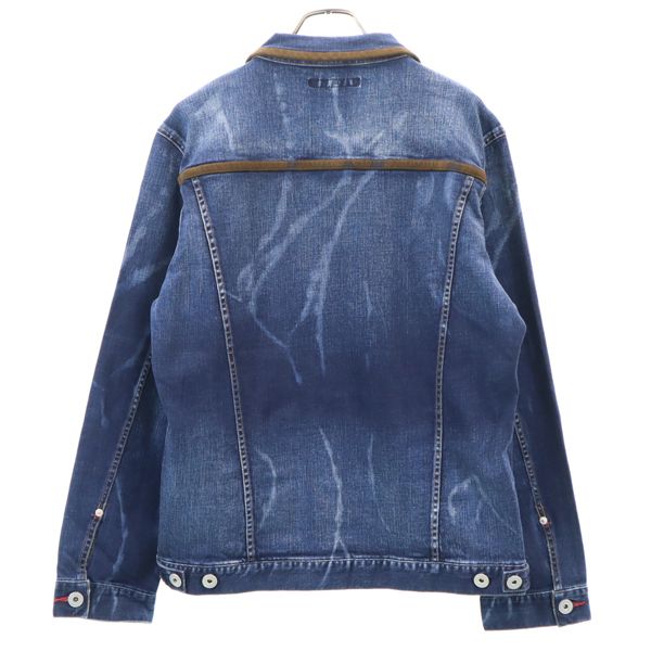 新品 BLUE MONSTER CLOTHING ブルーモンスタークロージング デニムジャケット L ストレッチ Gジャン メンズ