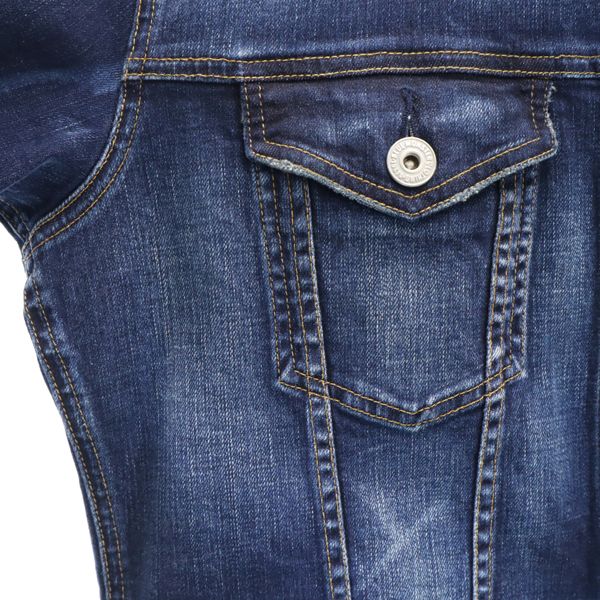 新品 BLUE MONSTER CLOTHING ブルーモンスタークロージング デニムジャケット L ストレッチ Gジャン メンズ