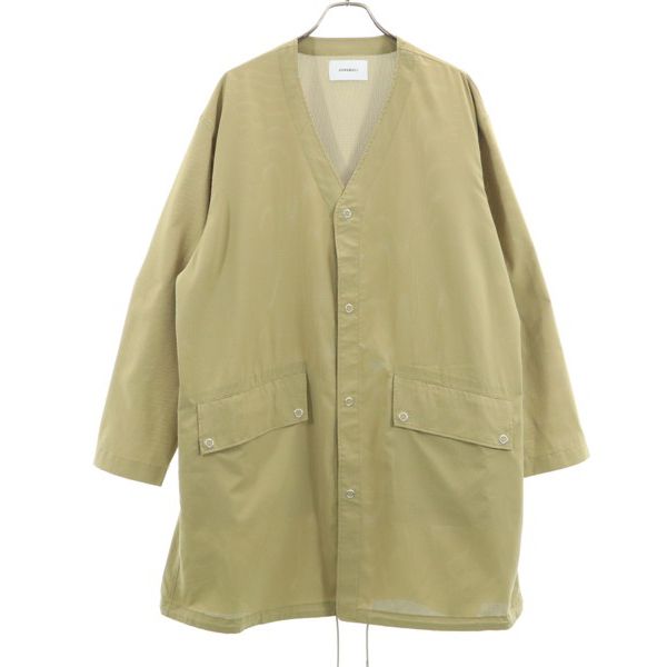 未使用 Johnbull ジョンブル クールドッツ コート L ベージュ系 クールドットシリーズ メッシュ ノーカラー メンズ