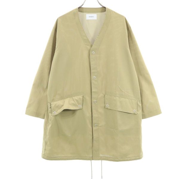 未使用 Johnbull ジョンブル クールドッツ コート S ベージュ系 クールドットシリーズ メッシュ ノーカラー メンズ