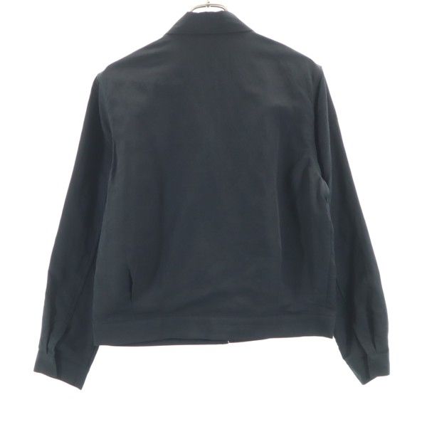 未使用 Johnbull ジョンブル エンブロイダリー ブルゾン M 黒 レーヨン メンズ