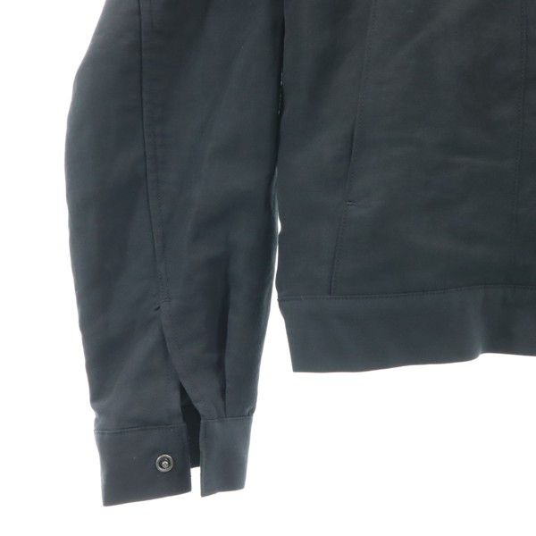 未使用 Johnbull ジョンブル エンブロイダリー ブルゾン M 黒 レーヨン メンズ